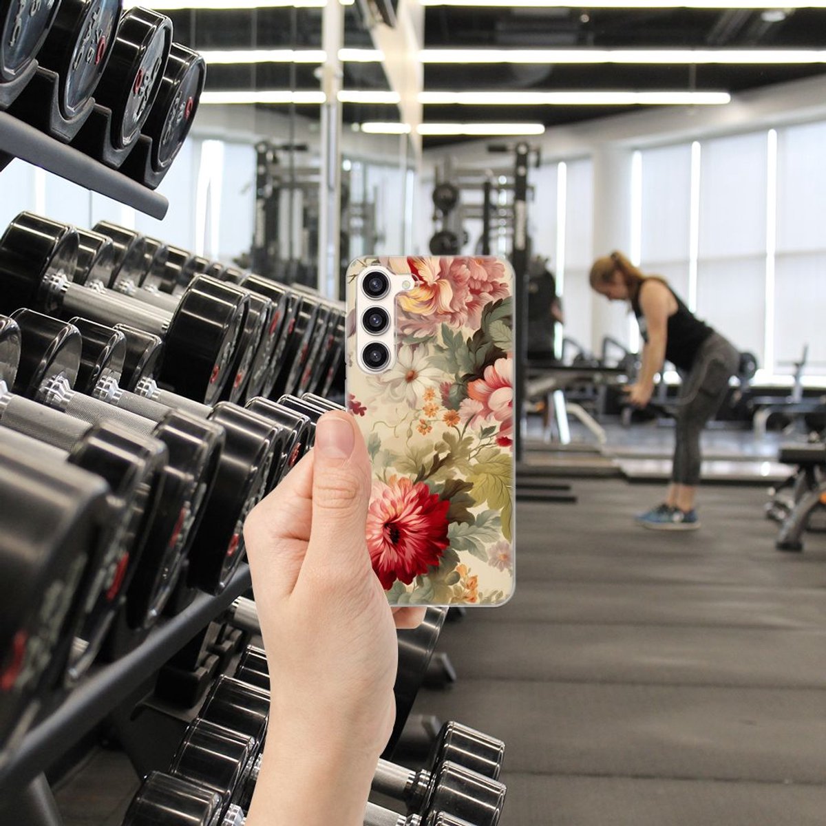 TPU Case voor Samsung Galaxy S23 Plus Bloemen