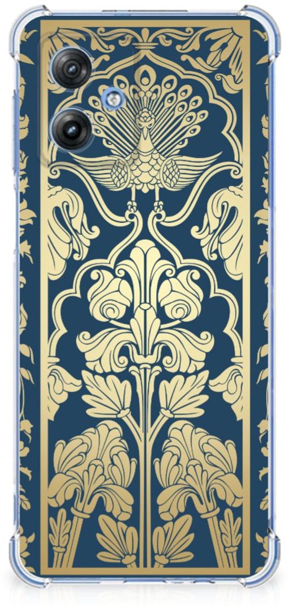Motorola Moto G54 Case Beige Flowers