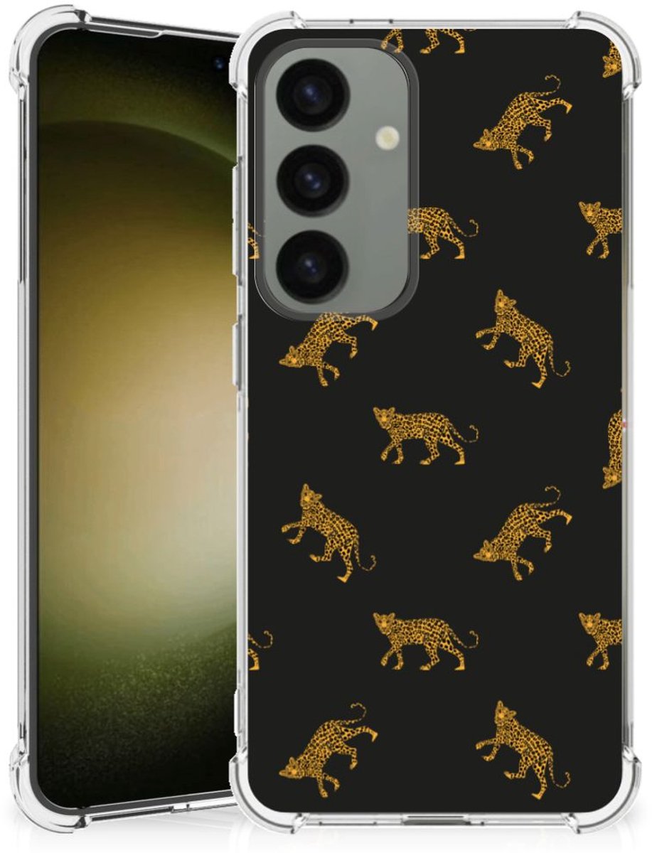 Case Anti-shock voor Samsung Galaxy S24 Leopards