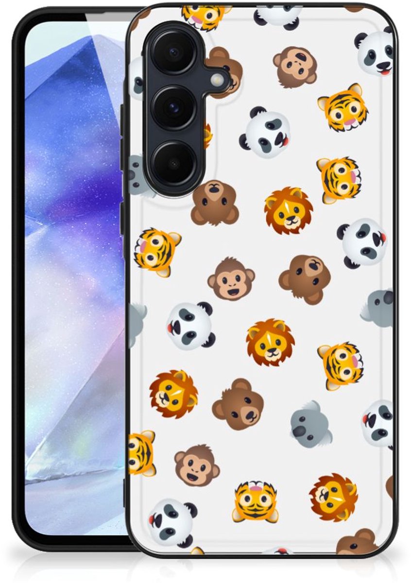 Back Cover voor Back Case voor Samsung Galaxy A55 Dieren Emojis