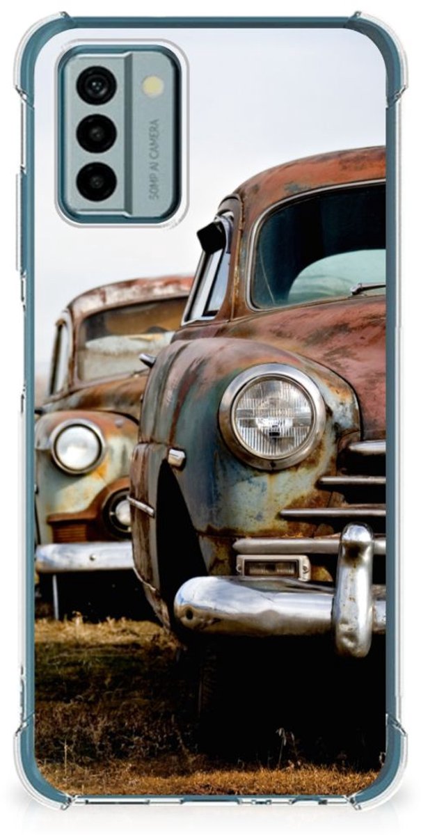Nokia G22 Anti-shock Hoesje met foto Vintage Auto
