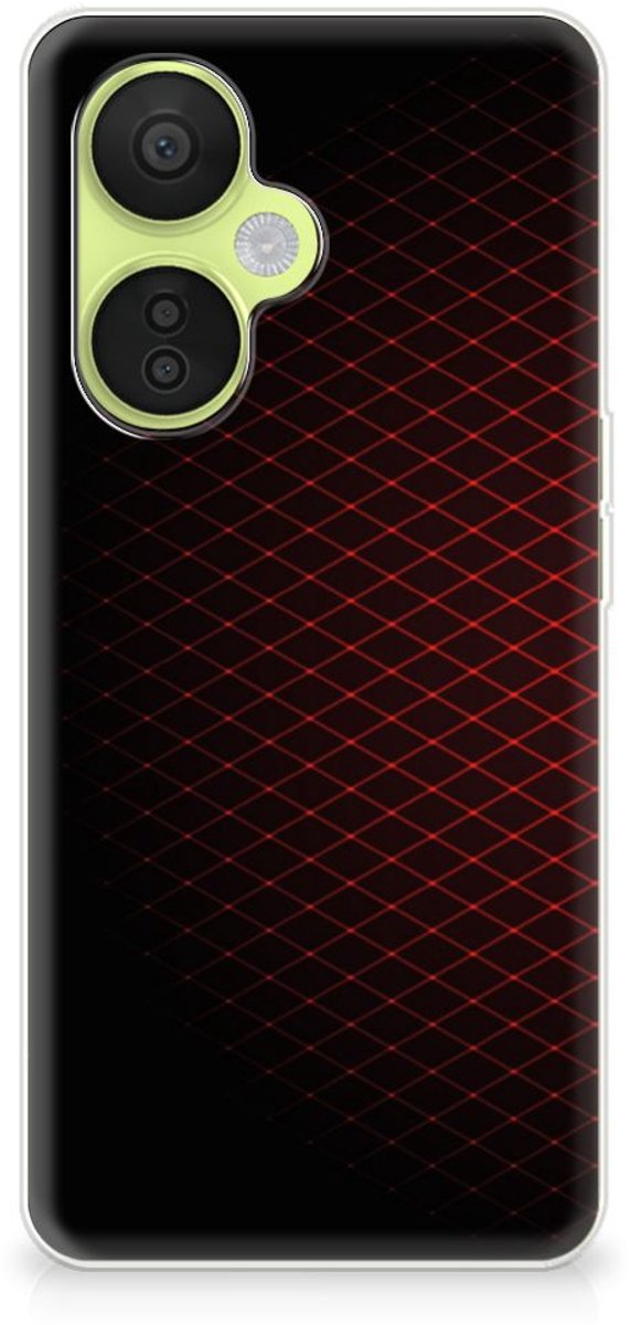 OnePlus Nord CE 3 Lite TPU bumper Geruit Rood