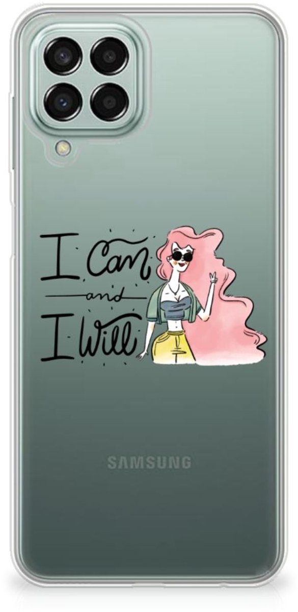 Samsung Galaxy M33 Telefoonhoesje met Naam i Can