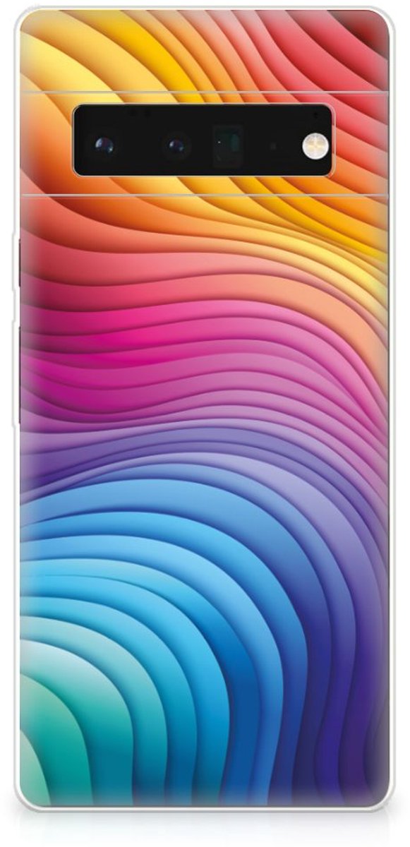 TPU Hoesje voor Google Pixel 6 Pro Regenboog