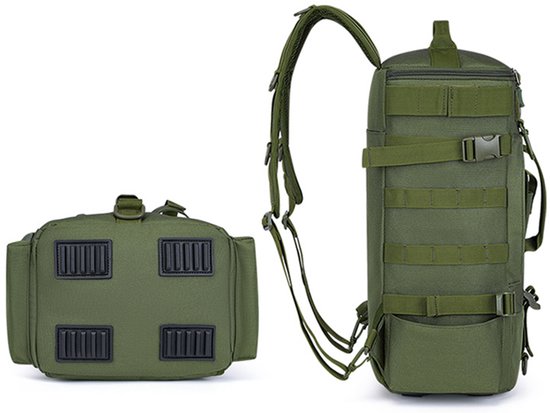 Sac à dos Aventury - Sac de pêche - Sac de sport - Sac à dos - Sac week-end - Sac - Sac à dos - Kaki