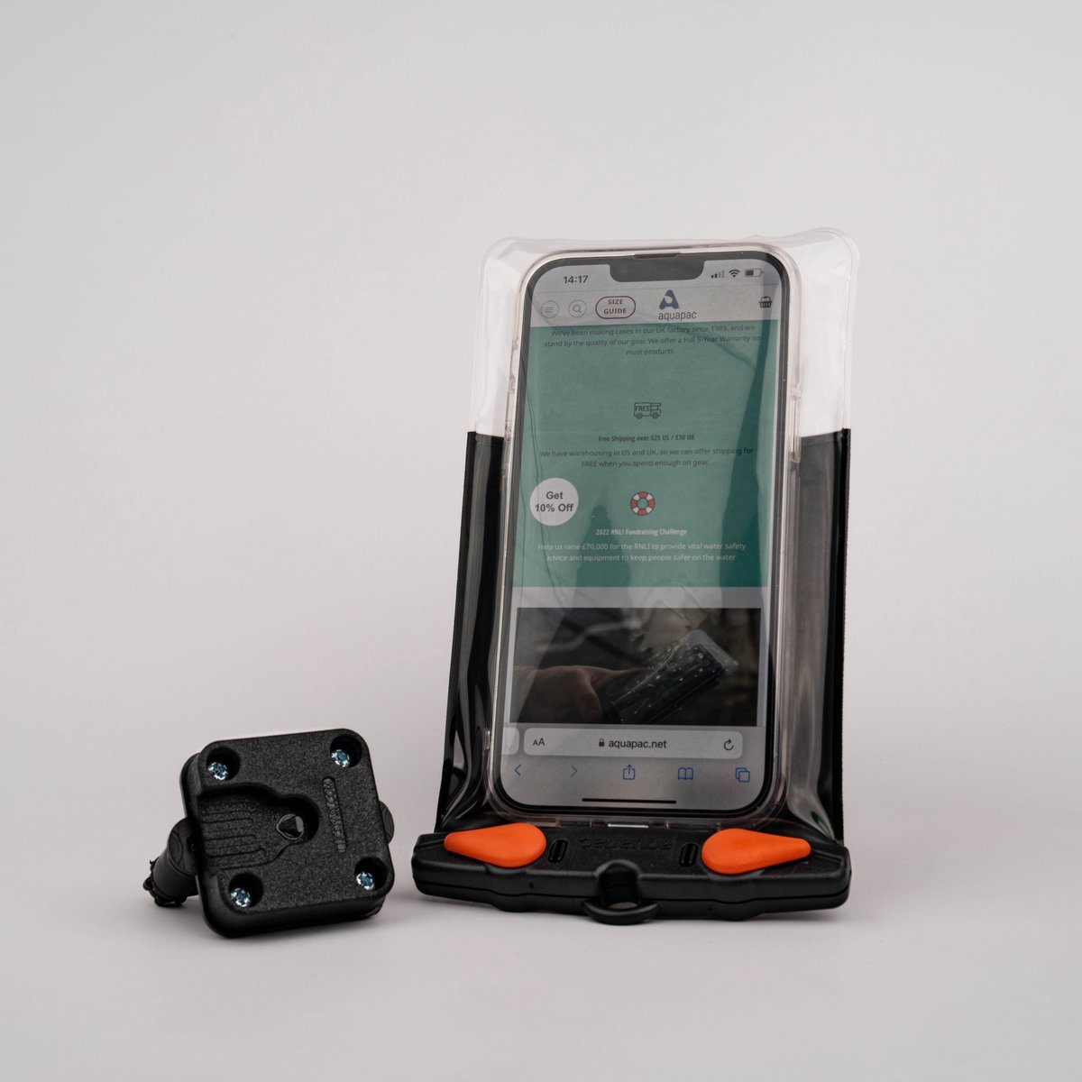Aquapac telefoonhouder fiets - Universeel - Waterdicht - Plus Telefoons