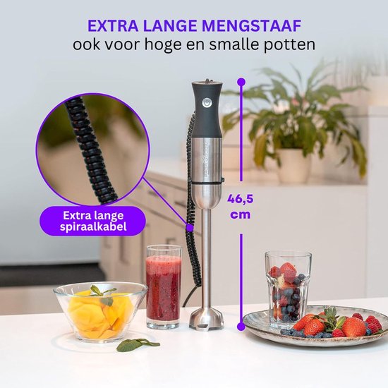 Veltro® Draadloze Staafmixer van Veltro — afbeelding 5