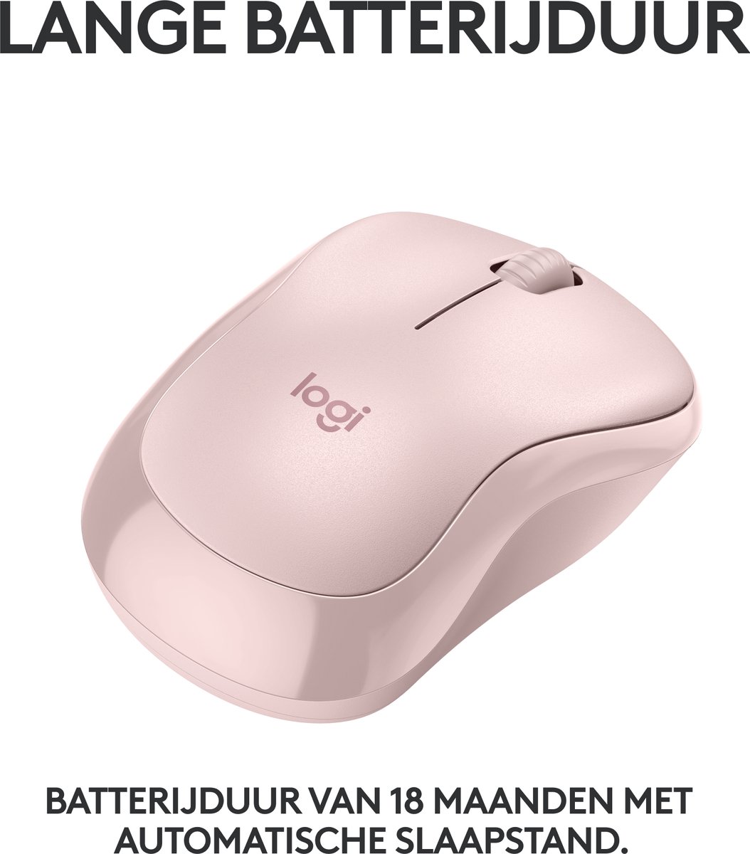 Logitech M240 Draadloze Bluetooth Muis - Stil & Compact thumbnail 2
