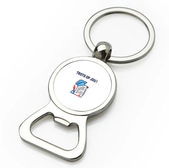 Akyol - fier de toi ! décapsuleur - Félicitations - quelqu'un qui a réussi - félicitations - examen - école - diplôme obtenu - cadeau - présent - cadeau - 9 sur 3 cm