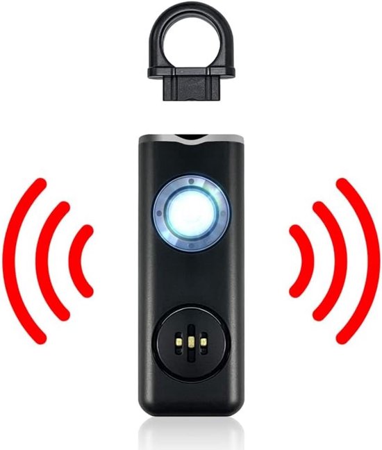 130 Alarma Personal Mini Sos Alarma de Pánico para Mujer Niños Apoyo a Anciano