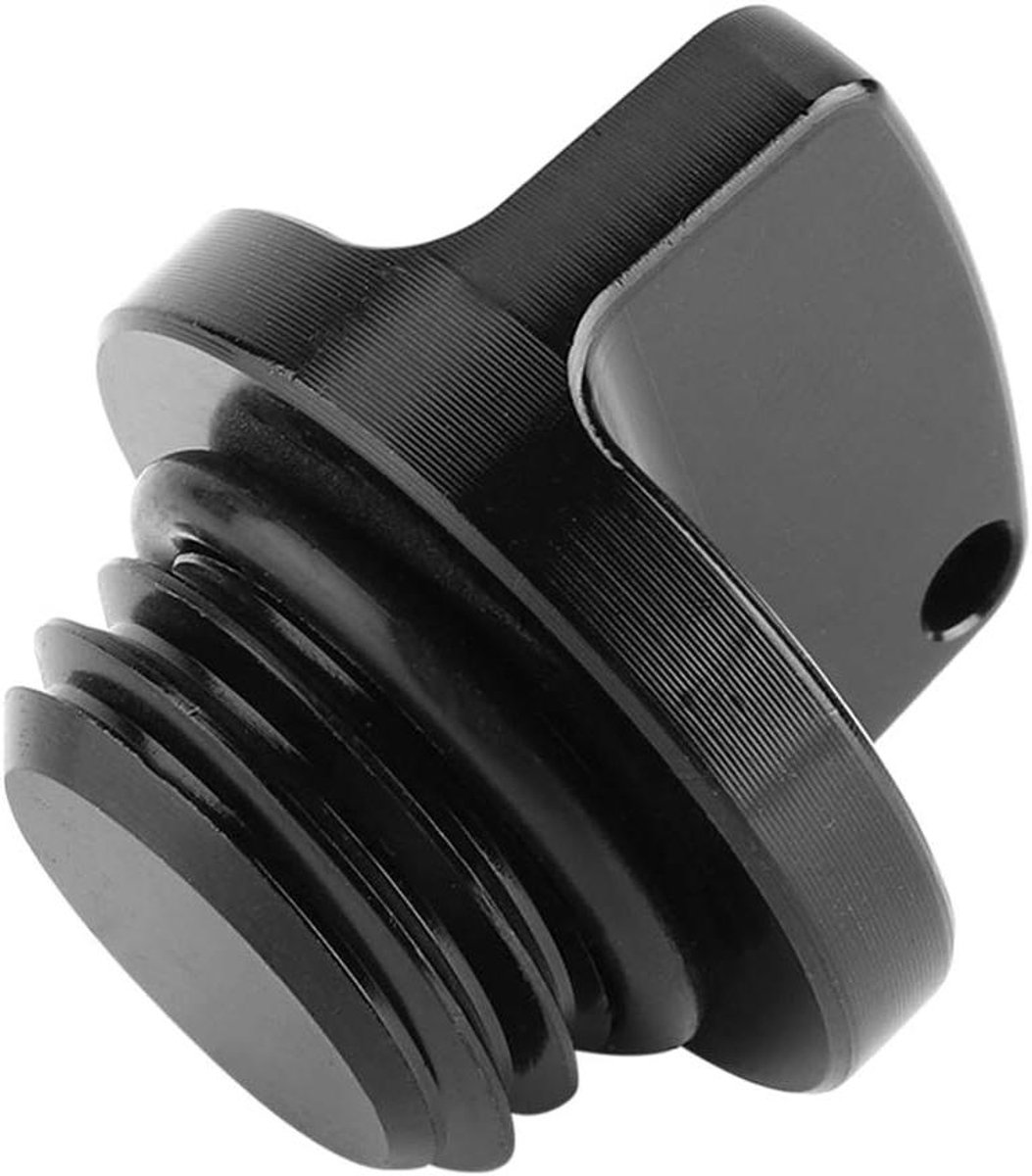 Zwart CNC aluminium olievuldeksel afsluitdeksel