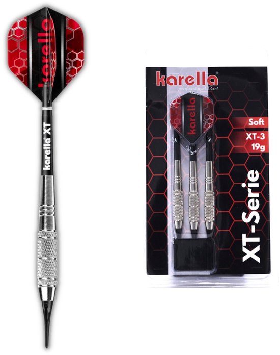 Karella Softdart 3er-Set XT-3 19g - Softtip Darts voor Elektronisch Dartbord - 18-21g - Perfect voor Beginners en Hobbyspelers van Karella — afbeelding 4