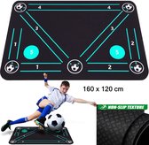 Tapis D'entraînement De Hockey Sur Gazon Peneyon - 59 X 35,4 Pouces - Noir