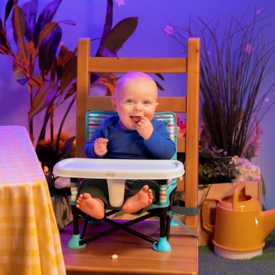 DISNEY BABY Mickey Mouse stoelverhoger - Pop 'n Sit Booster - binnen, buiten, praktisch en compact, snel opvouwbaar - Blauw — afbeelding 4
