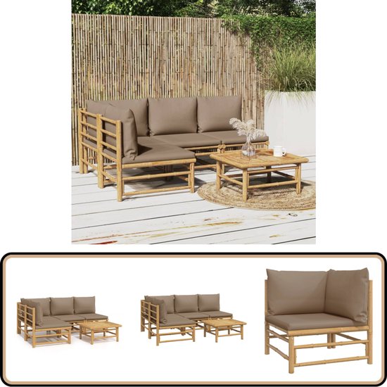 vidaXL Tuinbank 110 cm staal zwart