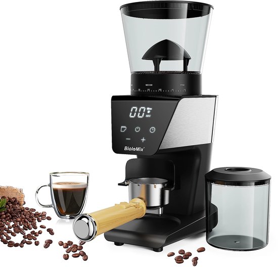 Overal koffie zetten met compacte koffiemolen en herbruikbaar filter