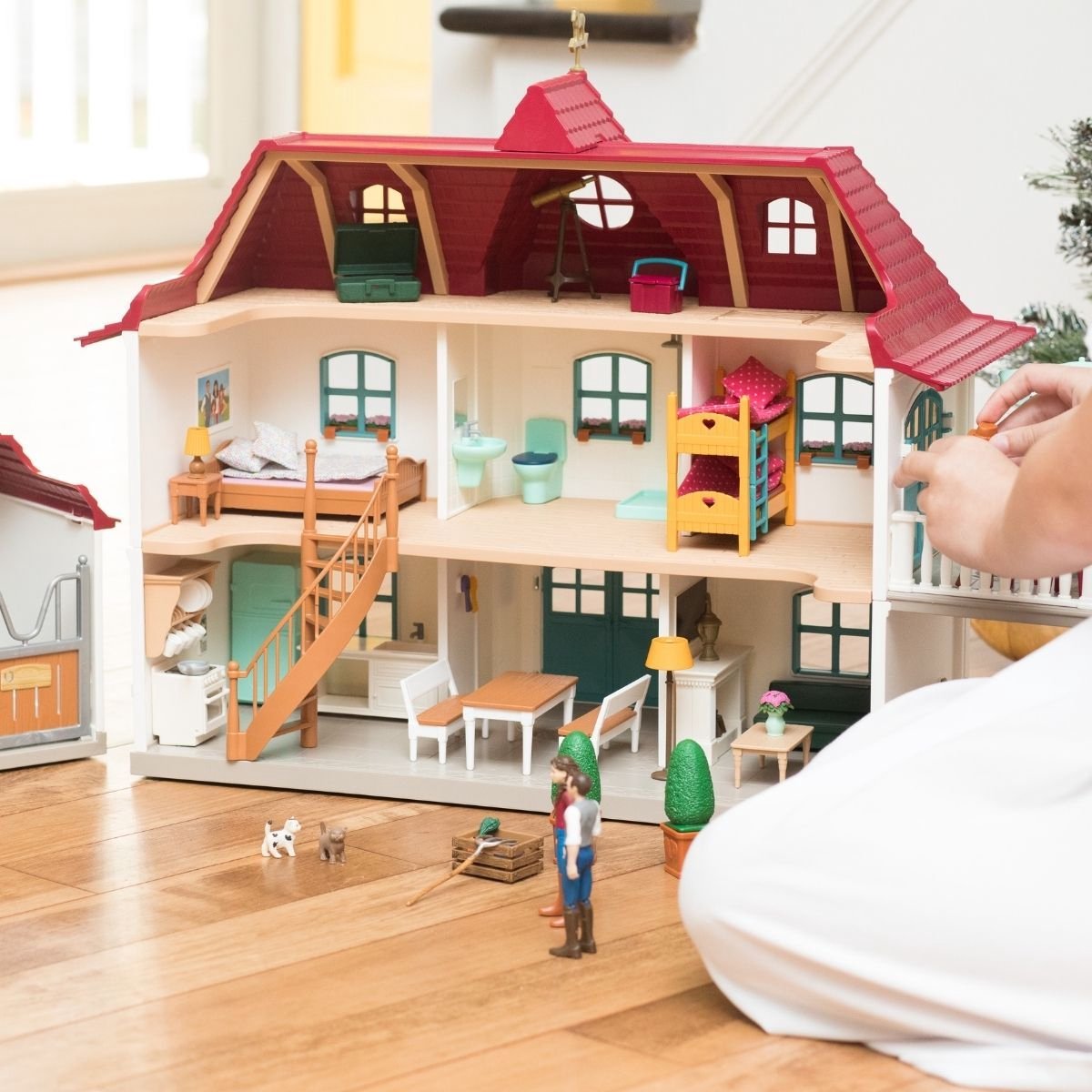 schleich HORSE CLUB Speelfigurenset - Lakeside Paardenboederij - Kinderspeelgoed voor Jongens en Meisjes - 107 Onderdelen - 42551 — afbeelding 18