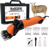 KNEIZER - Schapenscheermachine Set - Inclusief 3 Messensets & Olie - Geschikt voor Alle Schapenrassen en Vachten