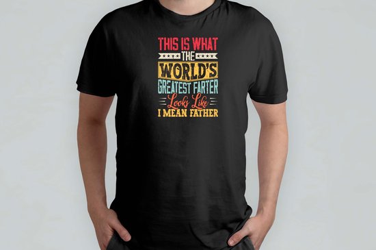 World's Greatest Father - T Shirt - vader - dad - beste vader ter wereld - verjaardag - vaderdag - best dad in the world - father - liefde - cute