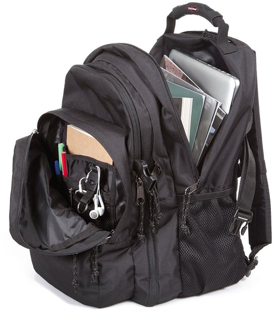 EASTPAK Sac d'école Sac à dos pour ordinateur portable Tutor 39L Black Denim Noir Gris