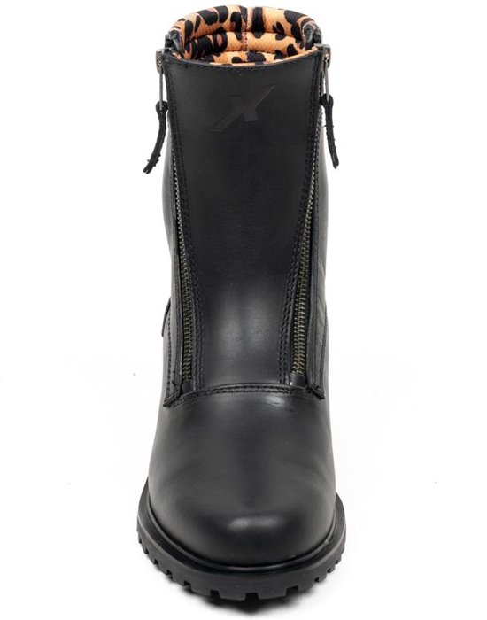 MOTOBLOUZ Motor Halfhoge laarzen COMBAT vrouw 38 Zwart CE-gekeurd