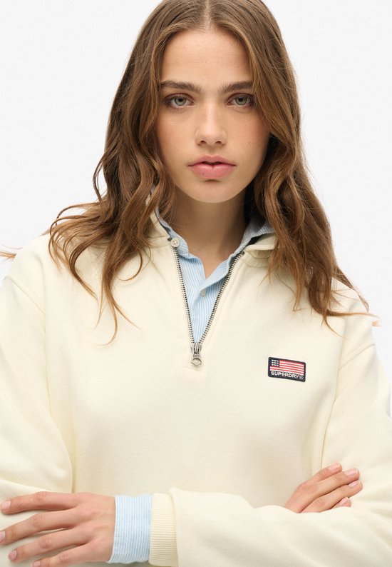 Superdry - Athletic Essentials met halve rits en kraag - Dames - Truien