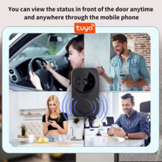 Mini Doorbell - Smart Visiual Doorbell - Camera - Voordeurbel - Bel - Deurbel van MINI — afbeelding 3