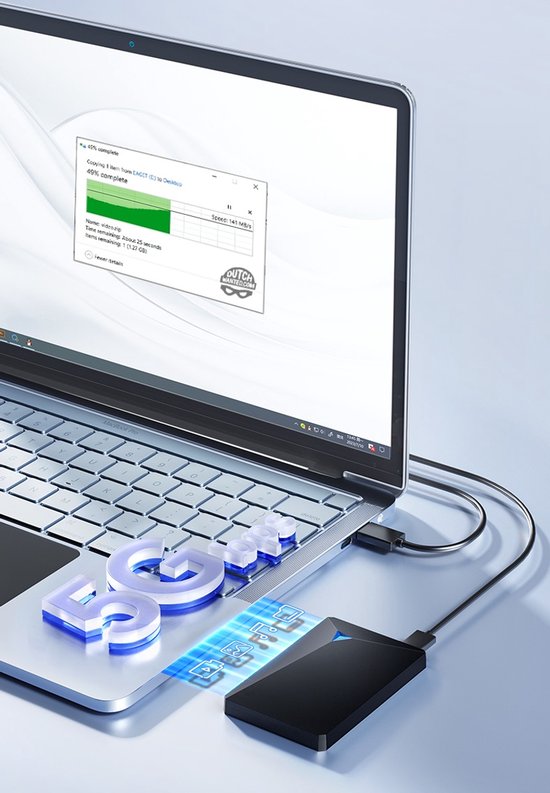 Dutch Wanted Space - Externe harde schijf - 250 GB - Harde schijf extern - HDD - Portable Harde schijven — afbeelding 4
