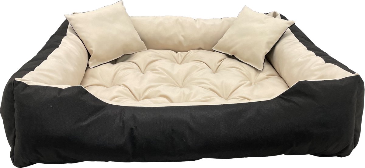 Hondenbed ECCO box 145x115 cm waterdichtgrijs beige