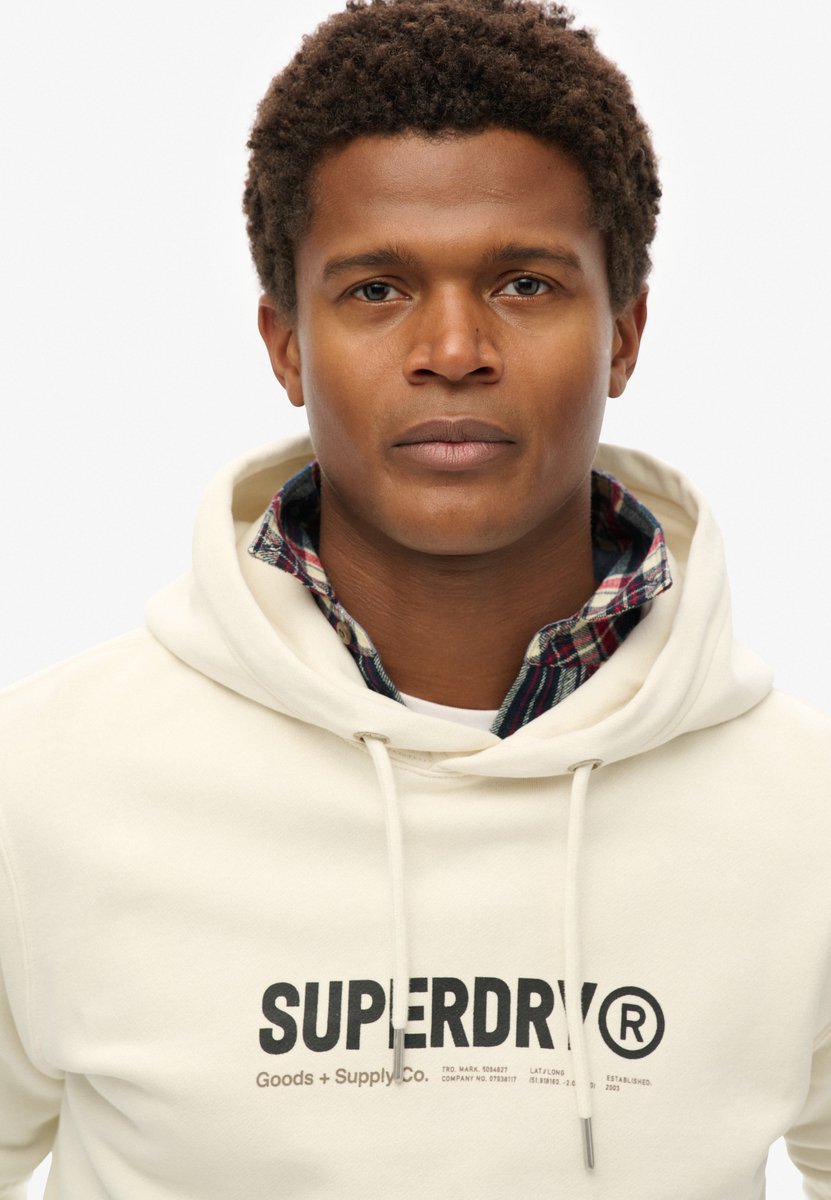 Superdry Utility Sport hoodie Heren Hoodies Wit