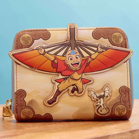 Loungefly Nickelodeon by Loungefly Wallet Avatar: The Last Airbender Aang Glider Staff Wallets van Loungefly — afbeelding 5