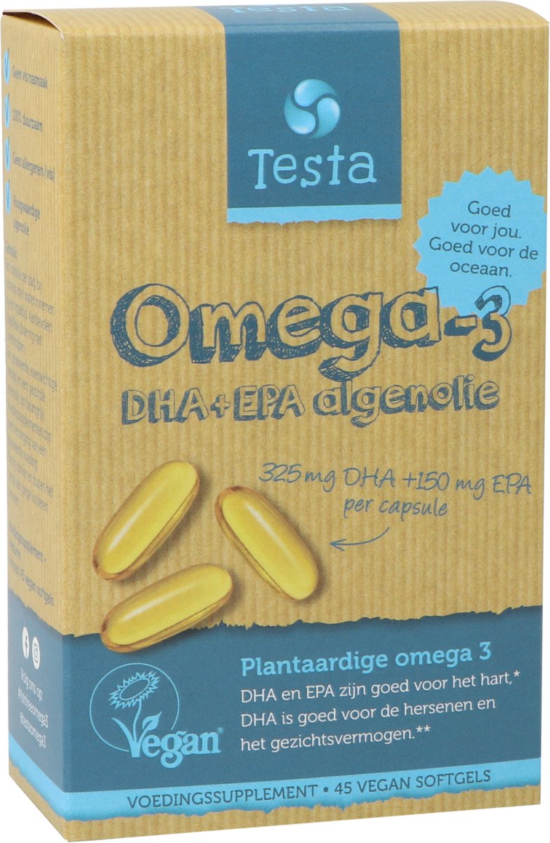 Bol.com Testa Omega-3 Algenolie - 45 capsules aanbieding