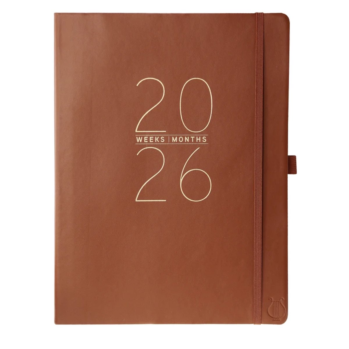Graphique de France - Classic Brown - Agenda 2025-2026 - 18 maanden L