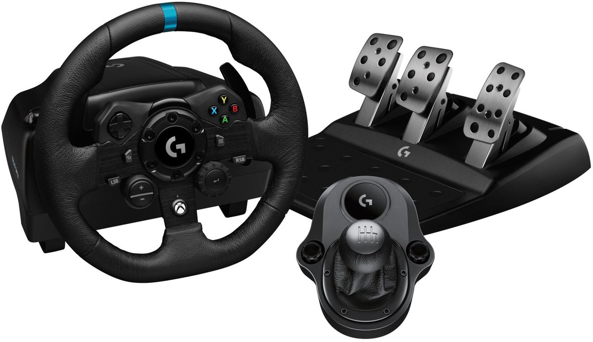 Logitech G G923 SE Zwart USB 2.0 Stuur + pedalen + joystick Xbox, Xbox One, Xbox Series S, Xbox Series X