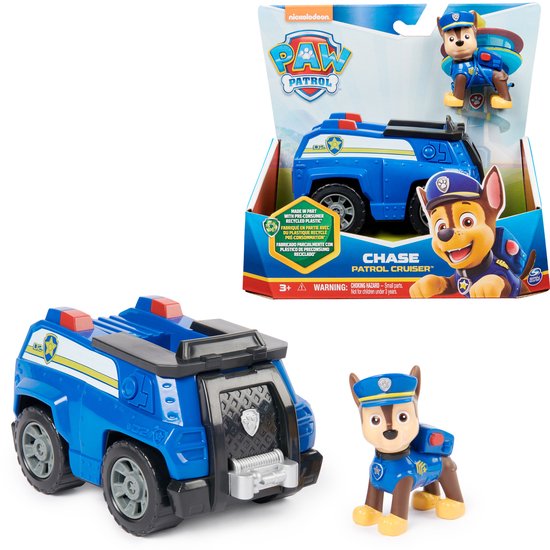PAW Patrol - Chase's Patrol Cruiser - speelgoedauto met speelfiguur