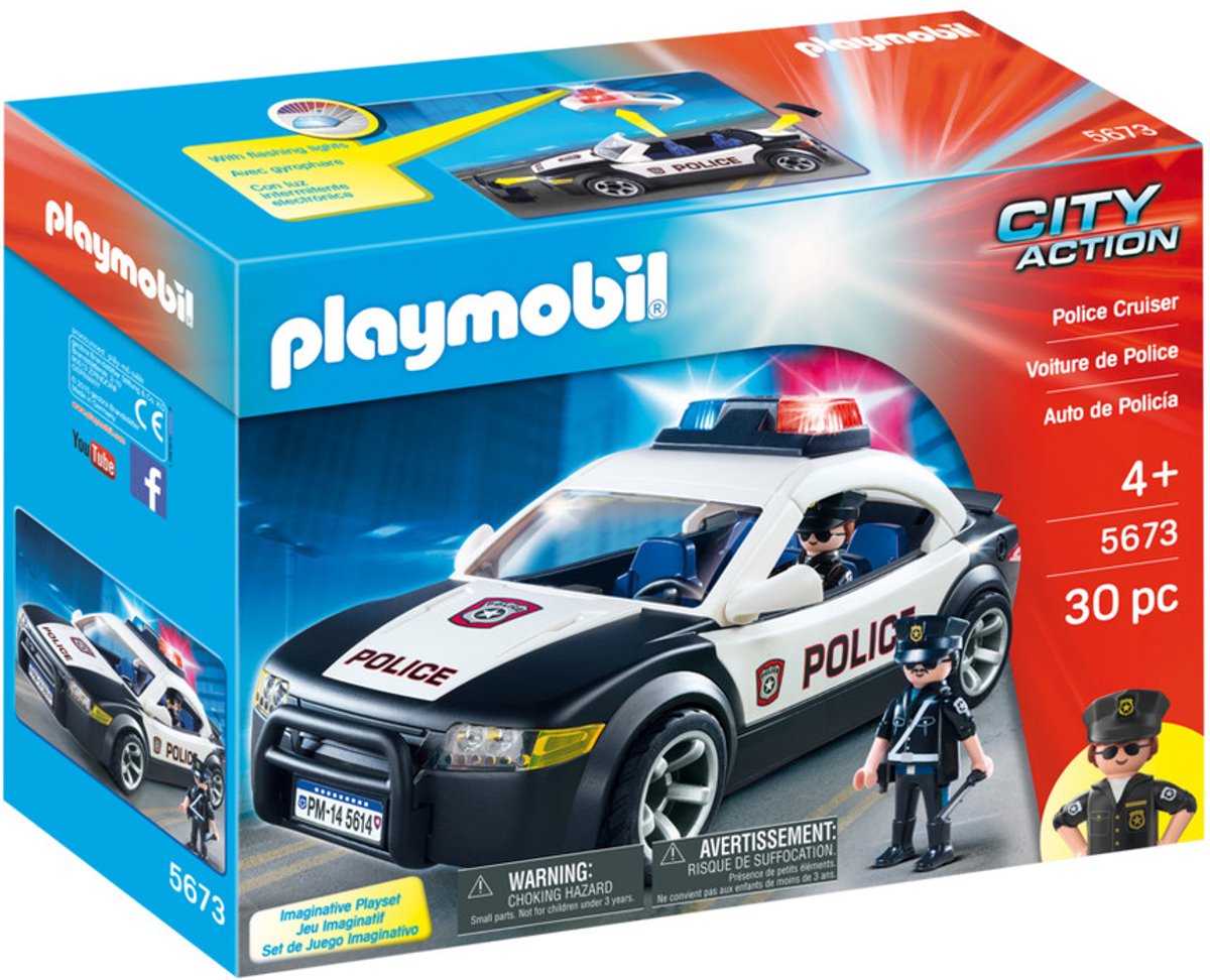 Playmobil City Action Politieauto (5673) — afbeelding 5