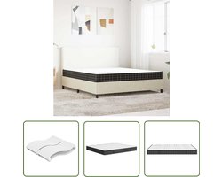 vidaXL Binnenveringmatras - Pocketveringmatras - Binnenveringmatras middelhard 180x200 cm - Matras 180x200 - Matras Medium Hard - Slaapcomfort