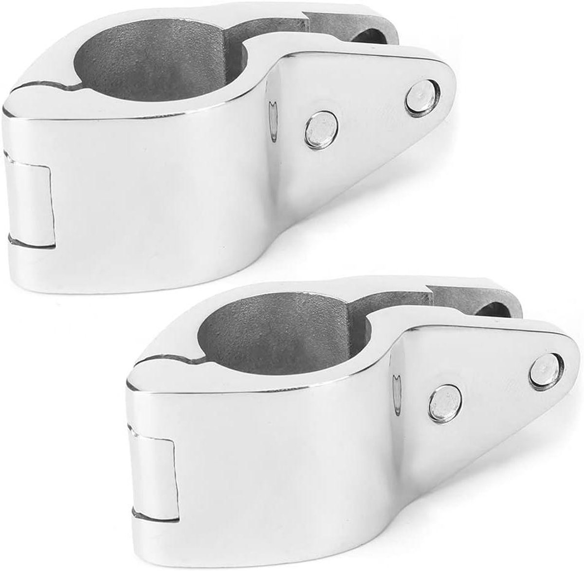 Allecto Plus - 2-delige Bimini Top Jaw Slide Clamp voor stalen bootbeslag - Ideaal voor opblaasbare en commerciële jachten - 22 mm.