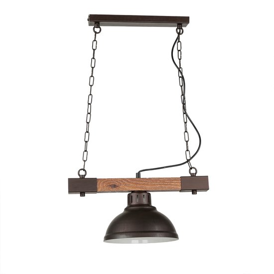 Envostar Yorik wandlamp, zwart/licht hout