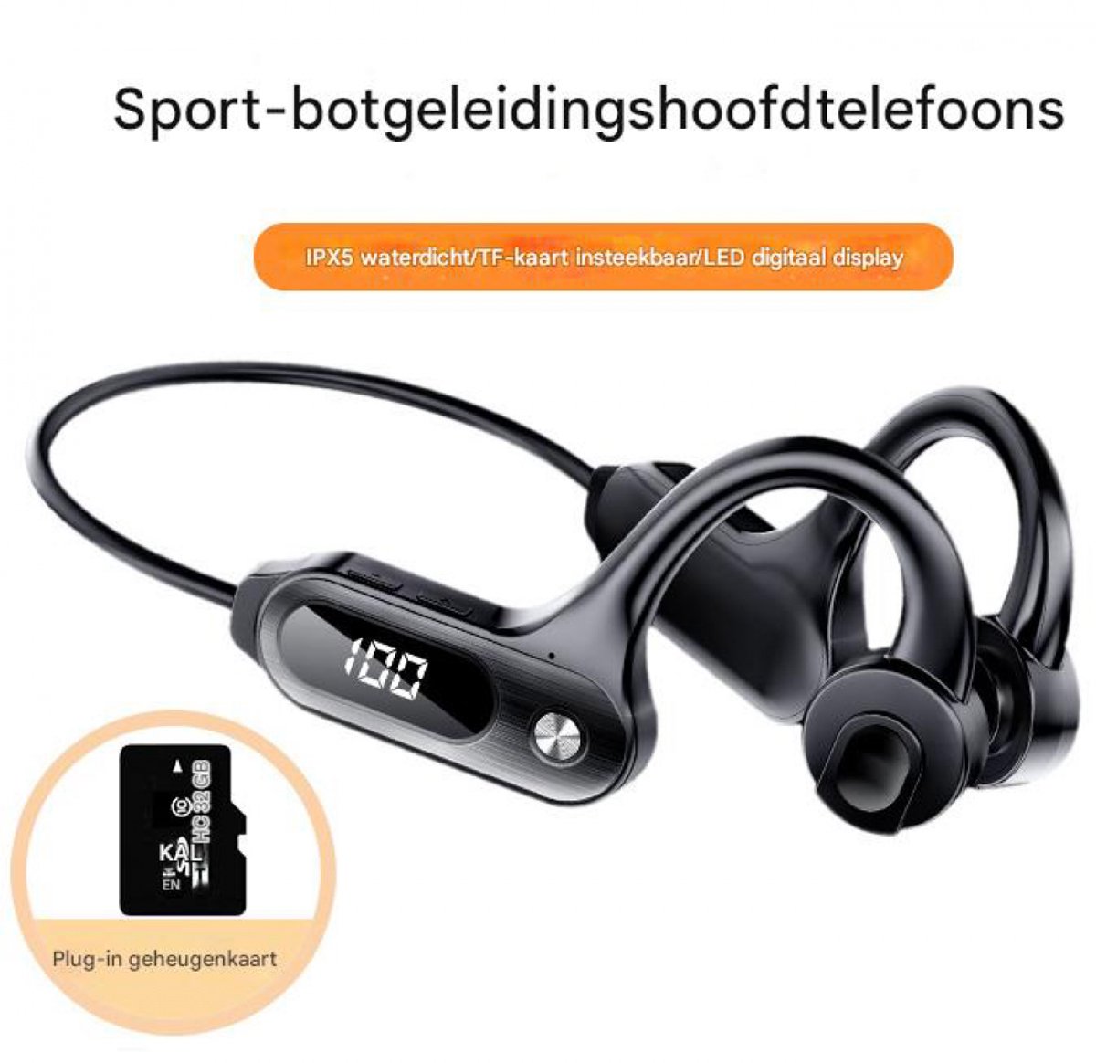 Koptelefoon, bluetooth 5.3, open ear-koptelefoon, bone conduction- hoofdtelefoon met intelligent licht, 20 uur speeltijd, IP67 waterdichte sporthoofdtelefoon voor hardlopen, fietsen, trainen, wandelen Koptelefoon, bluetooth 5.3, open ear-koptelefoon, bone conduction- hoofdtelefoon met intelligent licht, 20 uur speeltijd, IP67 waterdichte sporthoofdtelefoon voor hardlopen, fietsen, trainen, wandelen