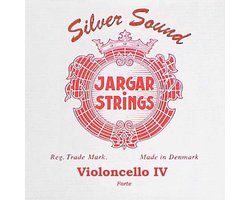 Jargar JCE-CZ-RD cello string C-4, hard, silver