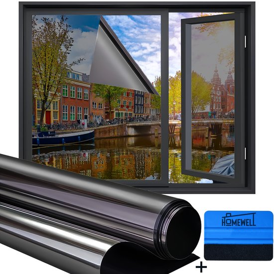 Homewell HR++ - Zelfklevend en Isolerend - Zwart