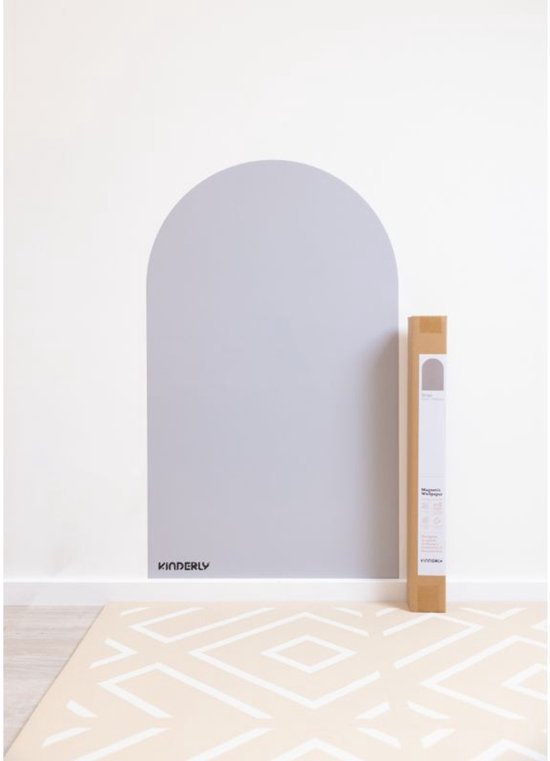 Kinderlybaby - Magnetisch behang Muursticker kinderkamer - Gray - 60x100 cm