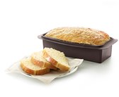 Lékué Cakevorm Rechthoek 24 cm, Siliconen - Black