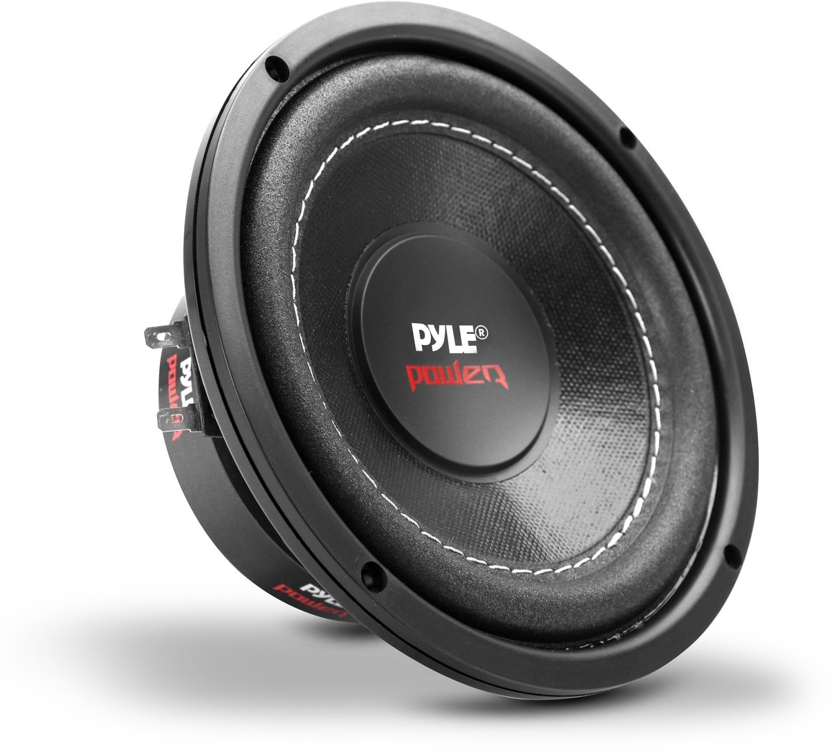 Auto Luidspreker – Pyle Subwoofer Auto Speaker- Zwarte Plastic Mand- Dubbele Spreekspoel- 4 Ohm Impedantie- 600 Watt