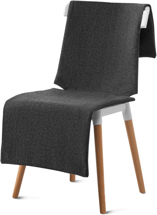 Ozocozy Warmtedeken - 138 x 45 cm - Grijs - Inclusief 10.000 mAh Powerbank - Duurzaam & Draadloos - Infrarood Warmtedeken - Verwarmd Stoelkleed - Inclusief Stroomadapter