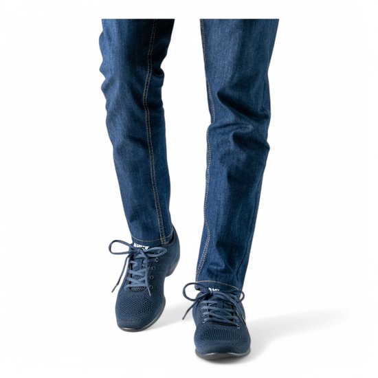 Baskets de danse Anna Kern Suny 4030 Blauw - Chaussures de sport - Semelle bi-semelle - Salsa, Latin, Salon - Chaussures d'entraînement - SUNY - Bleu foncé - 45 1/3