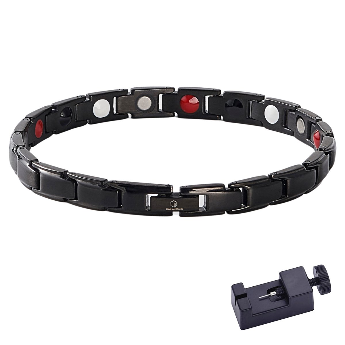Desire of Goods Magnetische armband - Sieraden - Waist trainers - met inkorter - Dames/Heren - Zwart