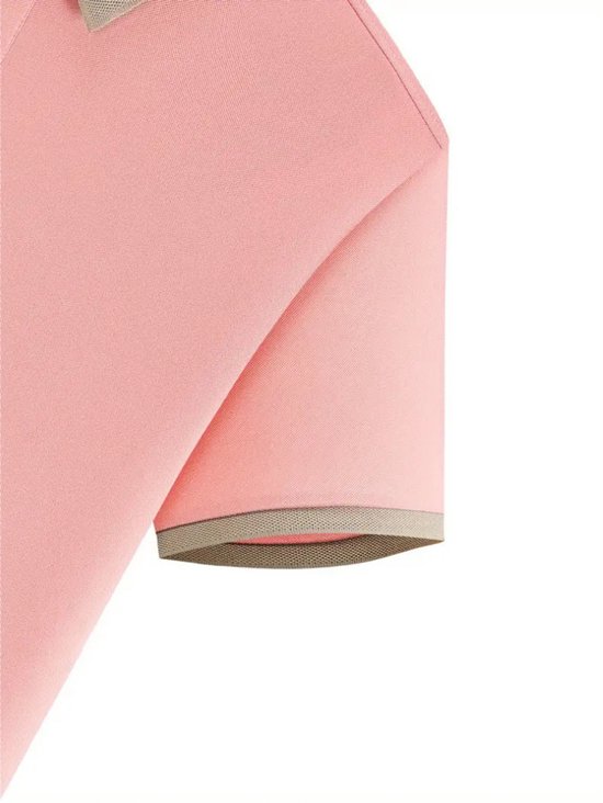 Bovista Golf Shirt Heren - T-shirt - Golfkleding - Golfen - Golf Accessoires - Polo Shirt - Roze - Maat L van Bovista — afbeelding 4