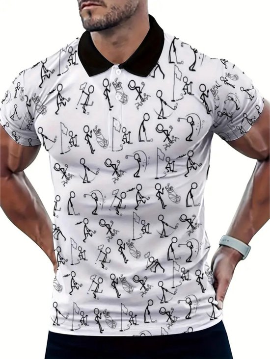 Bovista Golf Shirt Heren - T-shirt - Golfkleding - Golfen - Golf Accessoires - Polo Shirt - Wit - Maat S van Bovista — afbeelding 5